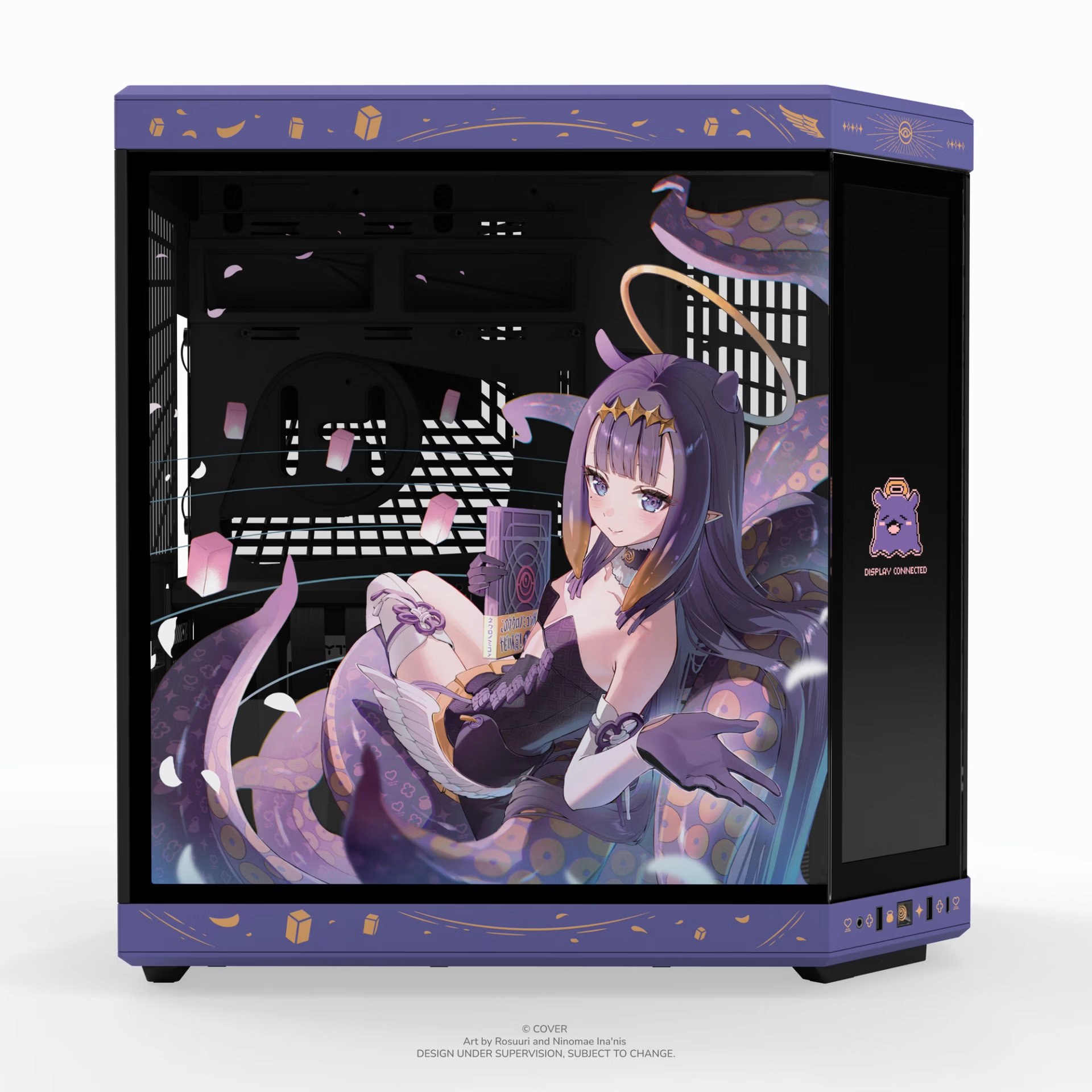 限量品 預購 26年第四季 日版 HYTE Y70 Touch Infinite(Y70TI) 觸控螢幕 電腦機殼 Hololive EN 一伊那爾棲 聯名版:圖片 3