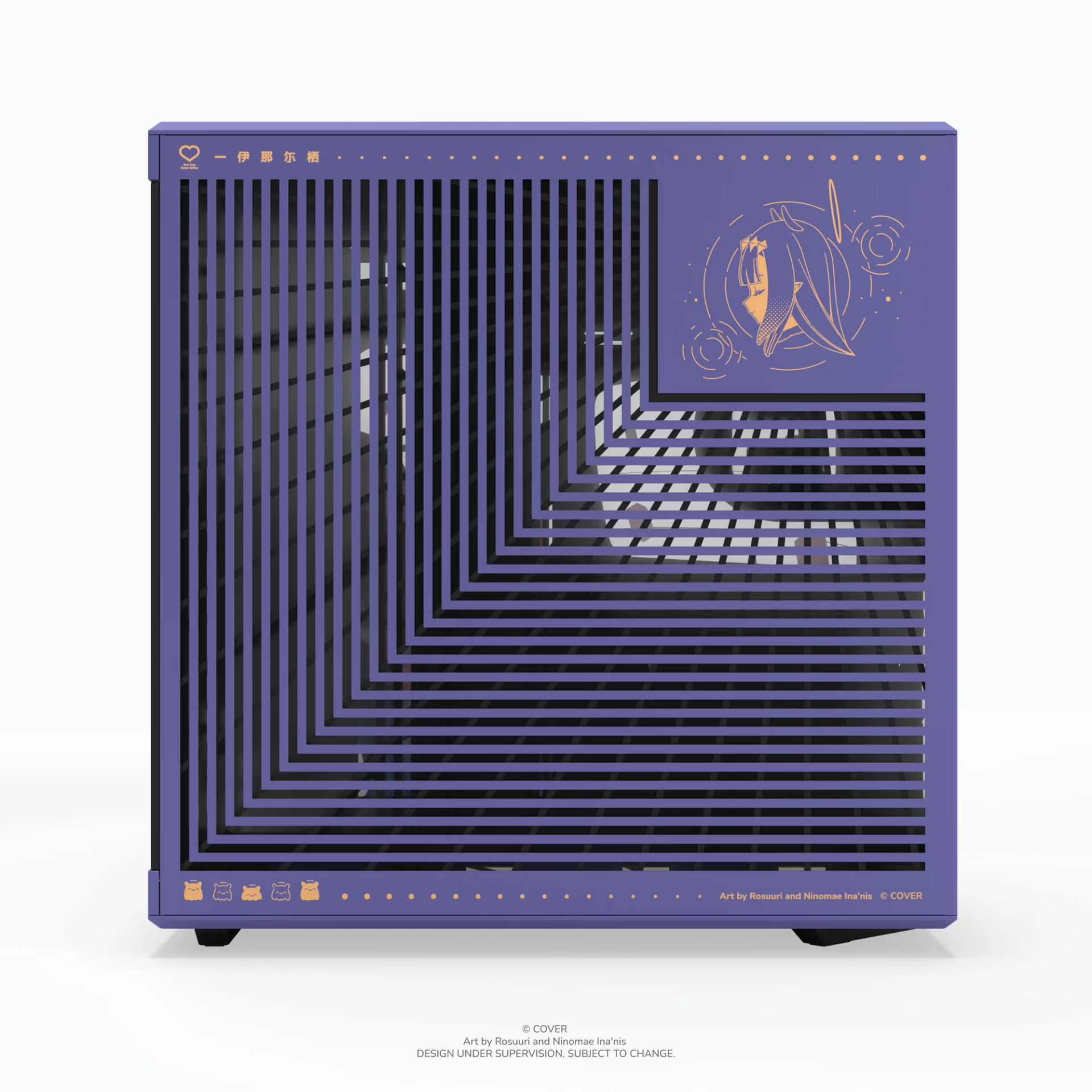 限量品 預購 26年第四季 日版 HYTE Y70 Touch Infinite(Y70TI) 觸控螢幕 電腦機殼 Hololive EN 一伊那爾棲 聯名版:圖片 8