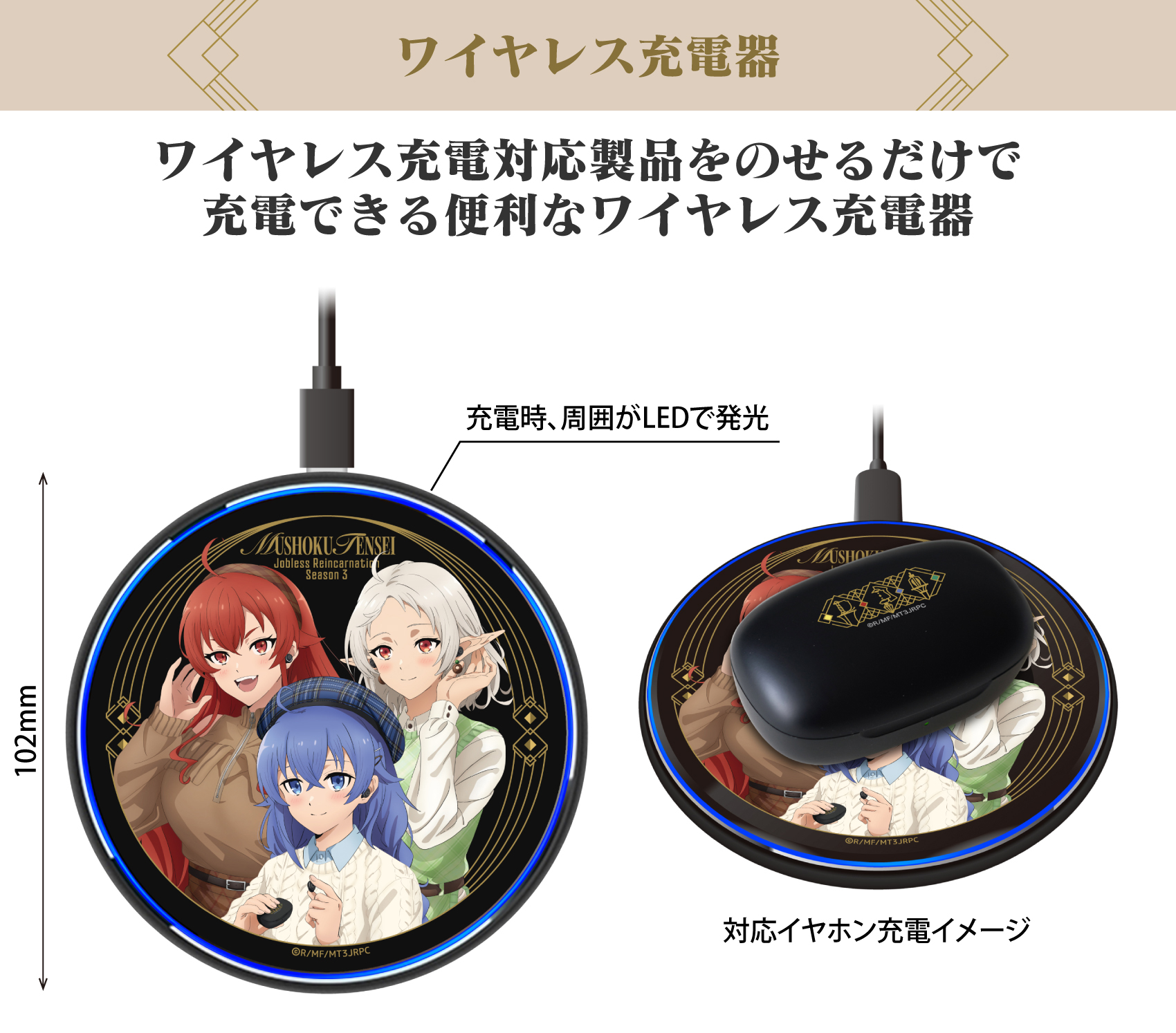 受注限定 26年11月 日版 ONKYO x ANIMA《無職轉生Ⅲ》角色語音耳機:圖片 14