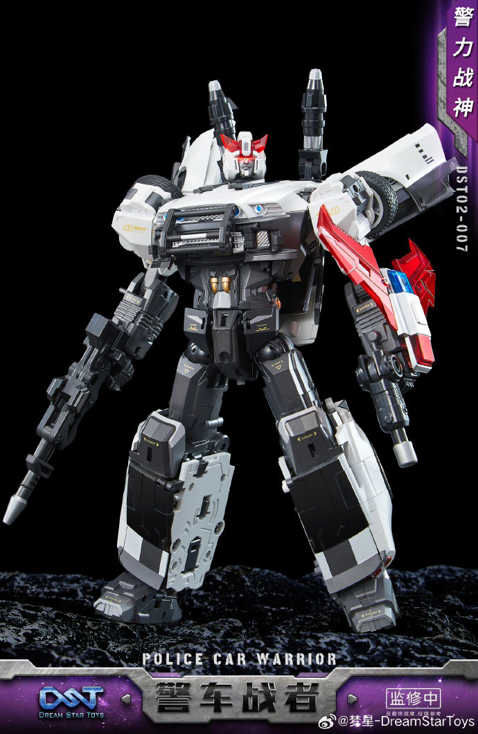 Dream Star Toys DST02-007 警力神/大力戰神組合 警車戰者 第三方變形玩具