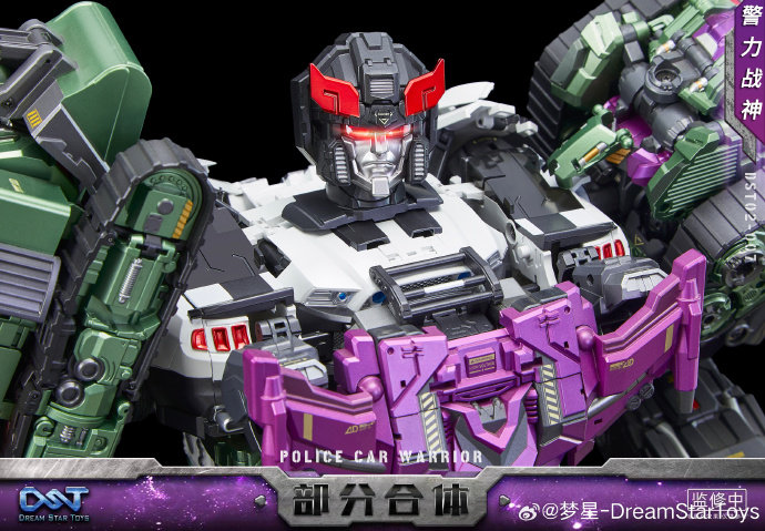 Dream Star Toys DST02-007 警力神/大力戰神組合 警車戰者 第三方變形玩具:圖片 15