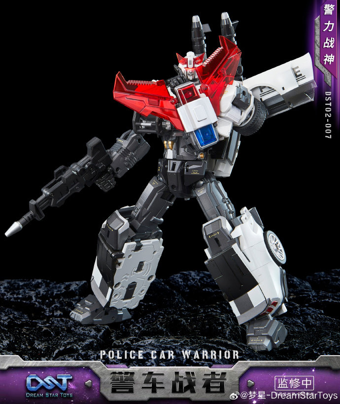 Dream Star Toys DST02-007 警力神/大力戰神組合 警車戰者 第三方變形玩具:圖片 2