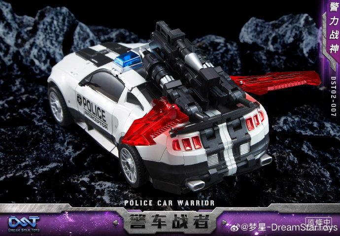 Dream Star Toys DST02-007 警力神/大力戰神組合 警車戰者 第三方變形玩具:圖片 11