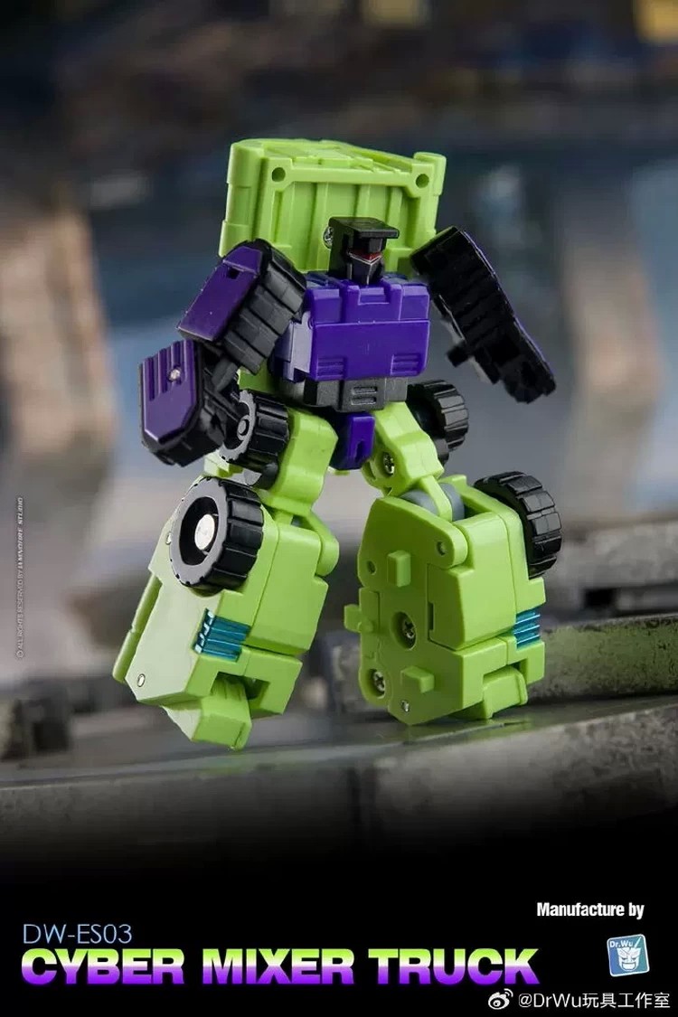 吳醫生 塞星小力神 DW-ES03 攪拌機 DW-ES04 挖掘機 第三方小比例變形玩具:圖片 3