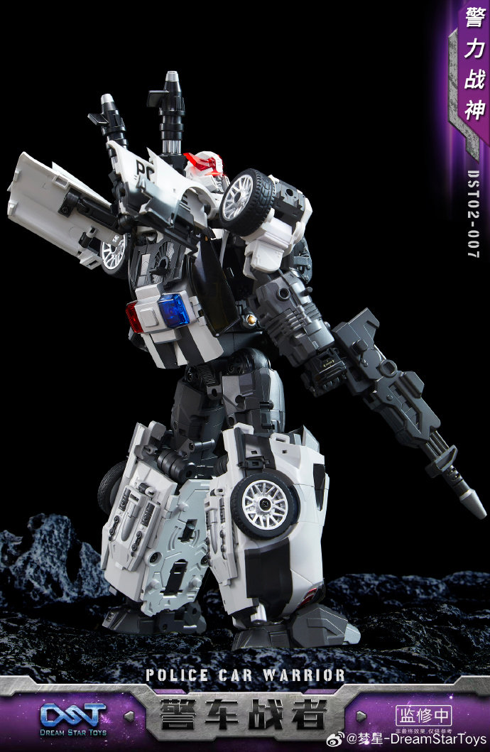 Dream Star Toys DST02-007 警力神/大力戰神組合 警車戰者 第三方變形玩具:圖片 8