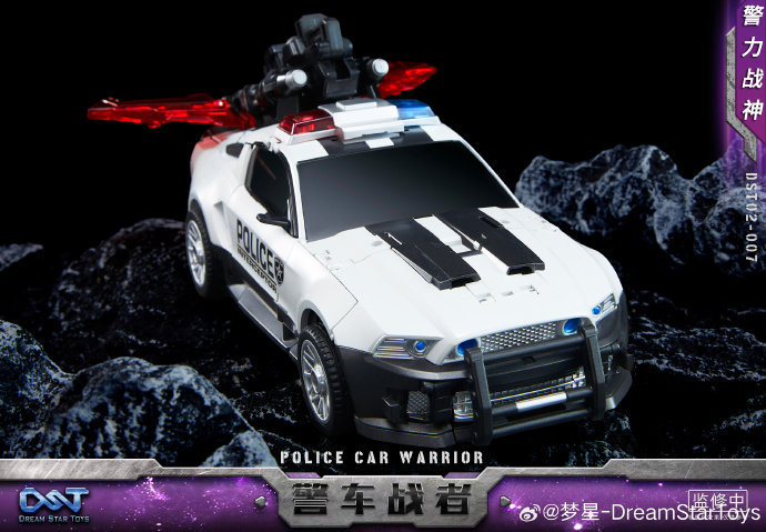 Dream Star Toys DST02-007 警力神/大力戰神組合 警車戰者 第三方變形玩具:圖片 12