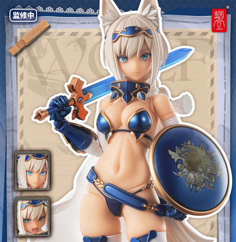 蝸之殼 1/12 RPG-05 蝸的異世界冒險 迅狼勇者 主體+武裝配件包