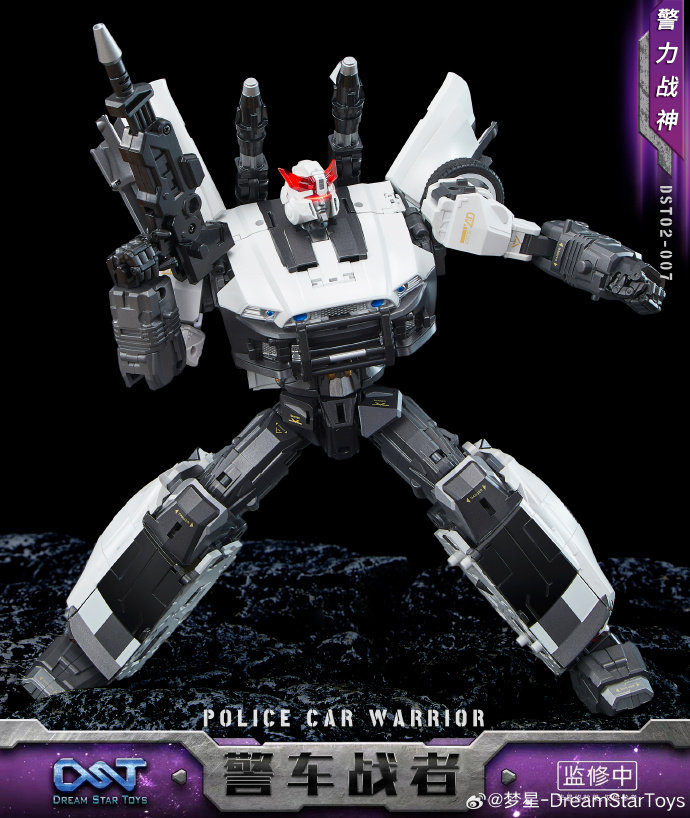 Dream Star Toys DST02-007 警力神/大力戰神組合 警車戰者 第三方變形玩具:圖片 5