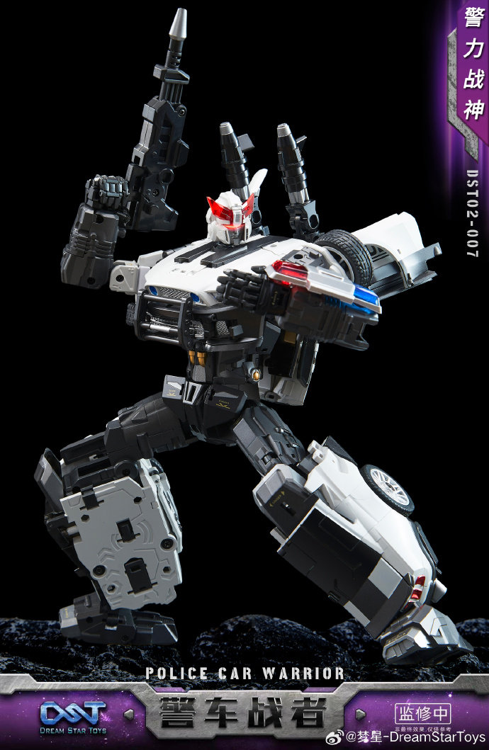Dream Star Toys DST02-007 警力神/大力戰神組合 警車戰者 第三方變形玩具:圖片 3