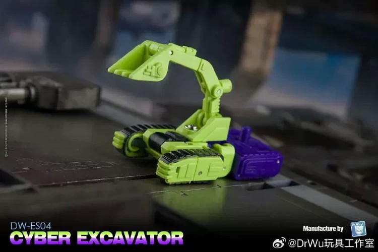 吳醫生 塞星小力神 DW-ES03 攪拌機 DW-ES04 挖掘機 第三方小比例變形玩具:圖片 6
