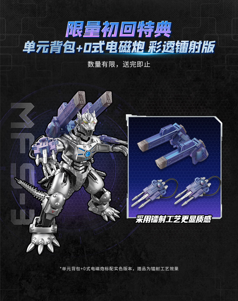 預購免訂金 26年8月下旬 奇妙積木 機械哥吉拉 三式機龍 附限量初回特典:圖片 9