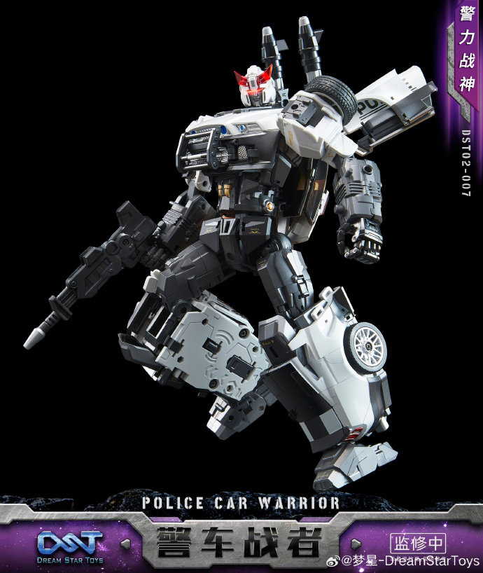 Dream Star Toys DST02-007 警力神/大力戰神組合 警車戰者 第三方變形玩具:圖片 7