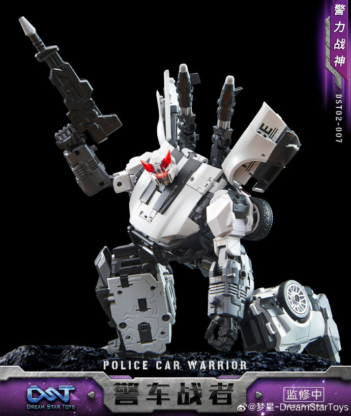 Dream Star Toys DST02-007 警力神/大力戰神組合 警車戰者 第三方變形玩具:圖片 6