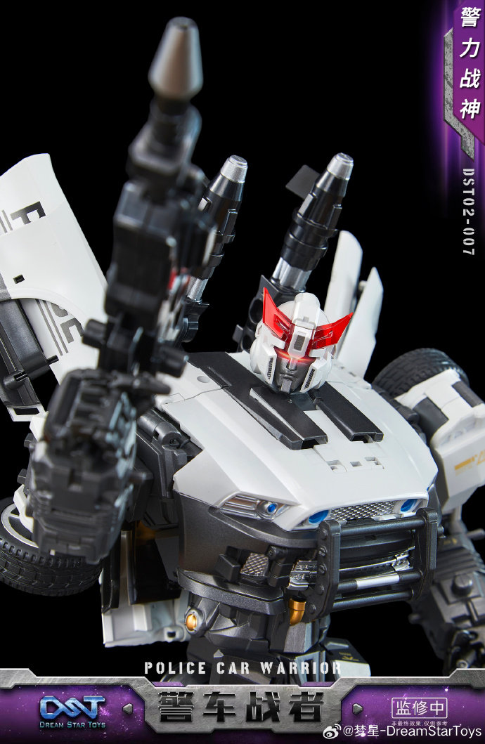 Dream Star Toys DST02-007 警力神/大力戰神組合 警車戰者 第三方變形玩具:圖片 9