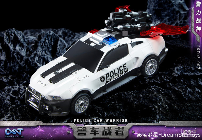Dream Star Toys DST02-007 警力神/大力戰神組合 警車戰者 第三方變形玩具:圖片 10