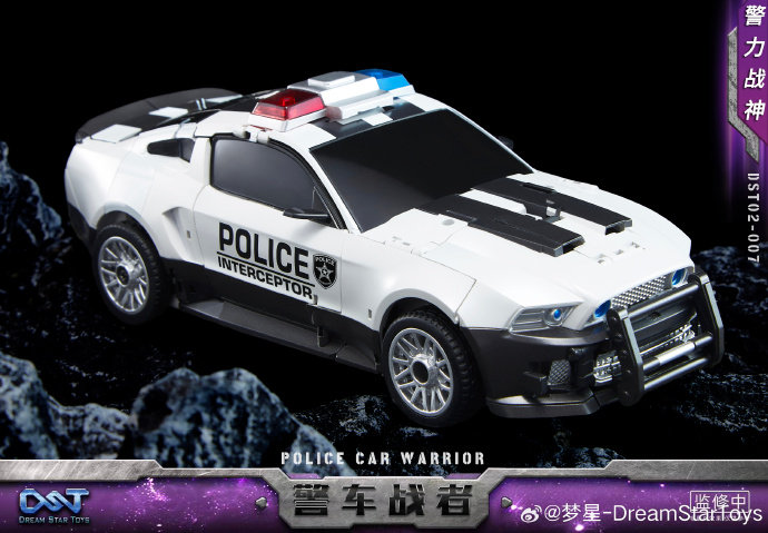 Dream Star Toys DST02-007 警力神/大力戰神組合 警車戰者 第三方變形玩具:圖片 13