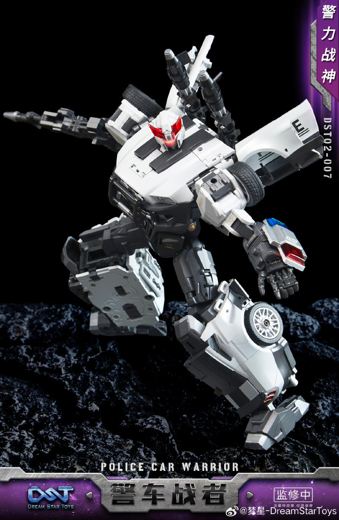 Dream Star Toys DST02-007 警力神/大力戰神組合 警車戰者 第三方變形玩具:圖片 4