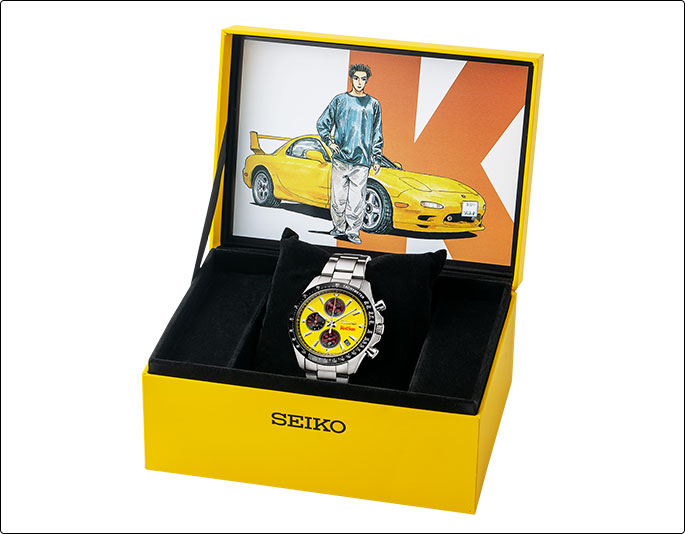 限量1995隻 預購 27年3月下旬 日版 SEIKO《頭文字D》高橋啟介 RX-7 FD3S 聯名三眼計時腕錶:圖片 6