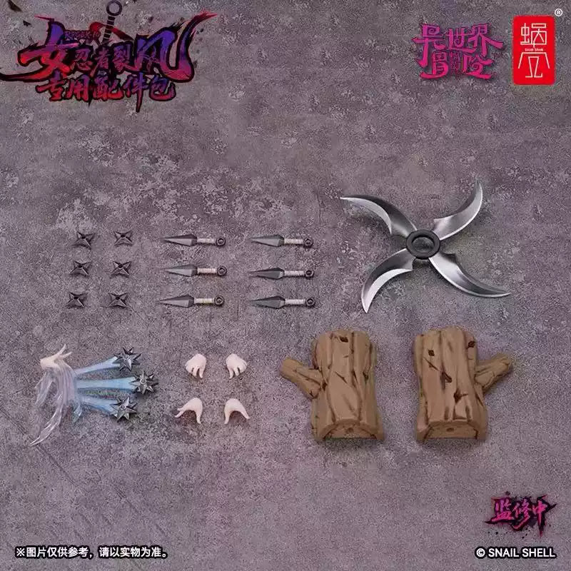 首批預購優惠 27年第三季 蝸之殼 RPGEX-10 女忍者裂風 + 武裝配件包:圖片 23