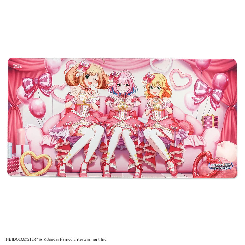 預購免訂金 27年2月 日版 Fumo Collection《偶像大師 灰姑娘女孩》聯名電競滑鼠墊 櫻井桃華&佐藤心&夢見璃亞夢 2XL 附預購特典