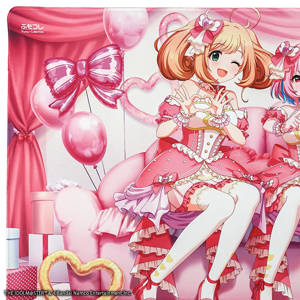 預購免訂金 27年2月 日版 Fumo Collection《偶像大師 灰姑娘女孩》聯名電競滑鼠墊 櫻井桃華&佐藤心&夢見璃亞夢 2XL 附預購特典:圖片 2