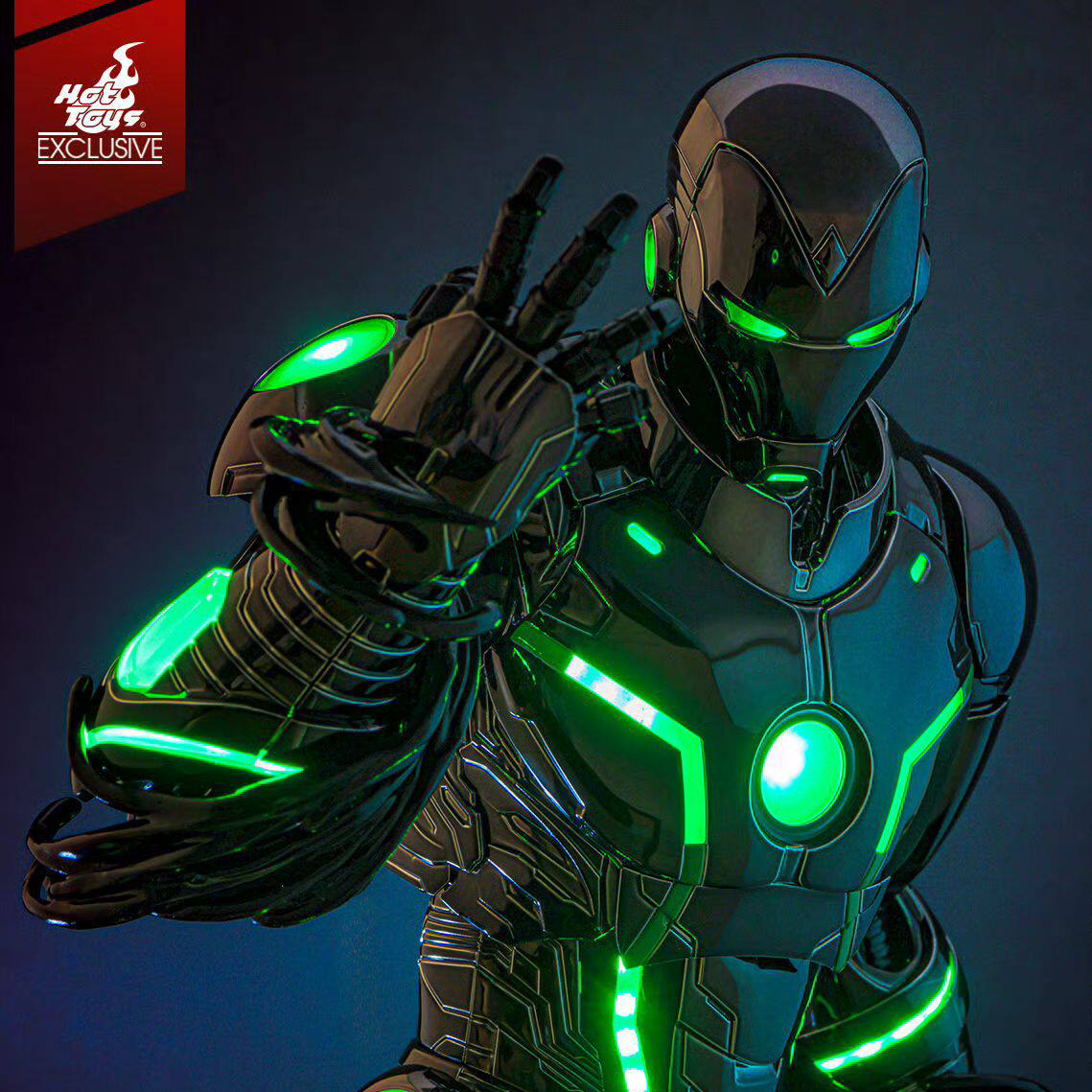 Hot Toys 1/6 CMS036 究極鋼鐵人 惡名霓虹版 上海WF限定