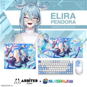 預購 Arbiter Studio 彩虹社EN Elira Pendora 聯名鍵盤/滑鼠/滑鼠墊