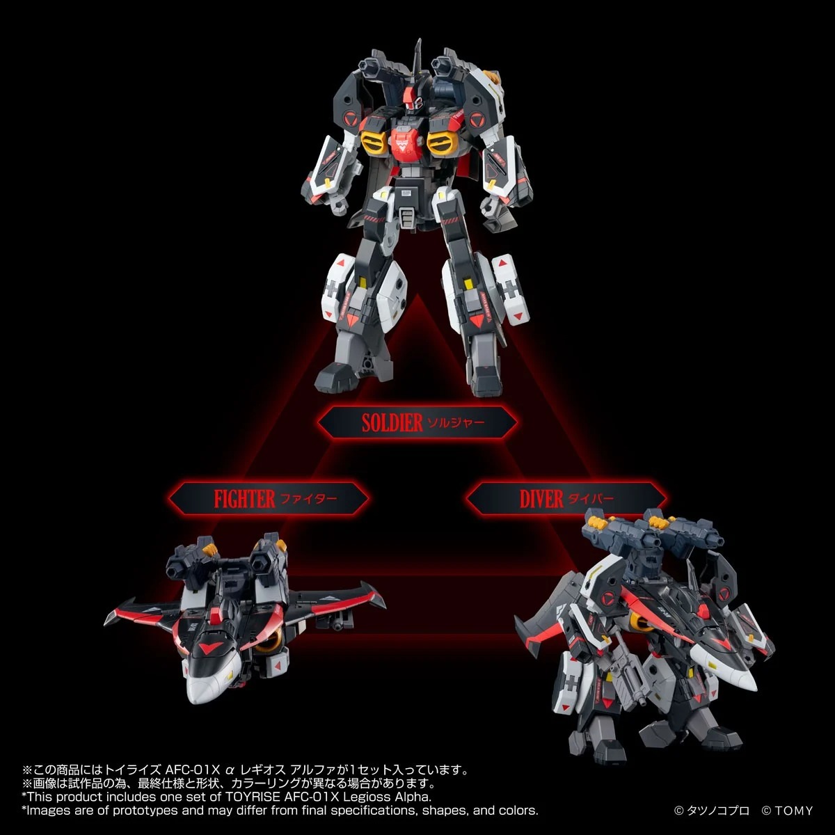 日版 TAKARA TOMY TOYRISE 機甲創世記 AFC-01X α 雷吉歐斯 阿爾法:圖片 4