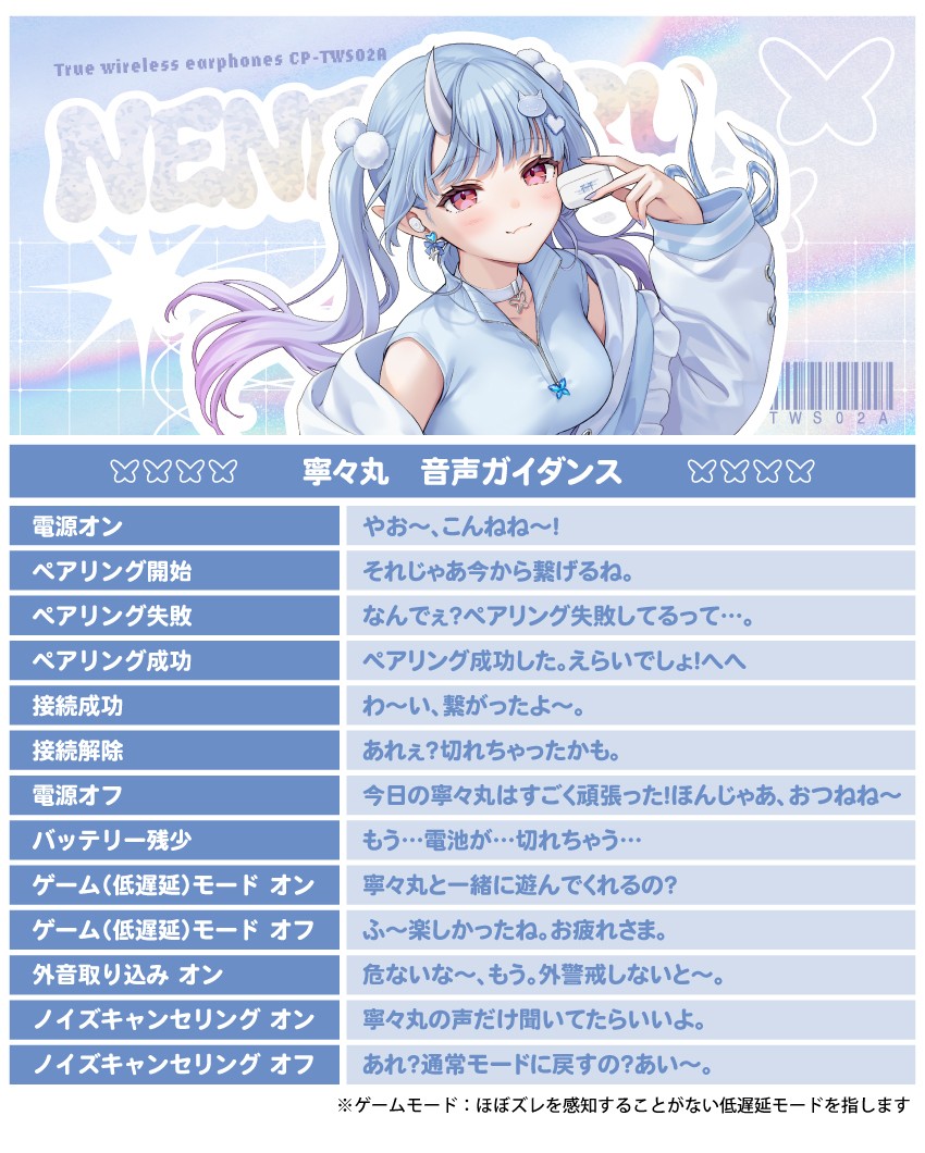 期間預購限定 26年12月中下旬 ONKYO × 寧々丸 聯名款語音耳機:圖片 5
